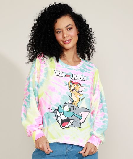Blusao-Feminino-Tom-e-Jerry-Estampado-Tie-Dye-Multicor-9966781-Multicor_1 Blusao-Feminino-Tom-e-Jerry-Estampado-Tie-Dye-Multicor-9966781-Multicor_1