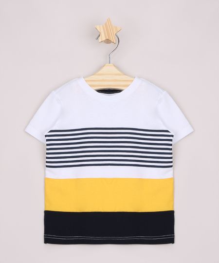 Camiseta-Infantil-com-Recortes-e-Listras-Manga-Curta-Amarela-9946876-Amarelo_1 Camiseta-Infantil-com-Recortes-e-Listras-Manga-Curta-Amarela-9946876-Amarelo_1