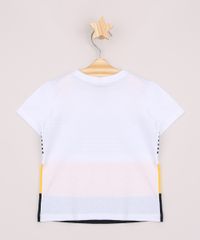 Camiseta-Infantil-com-Recortes-e-Listras-Manga-Curta-Amarela-9946876-Amarelo_2