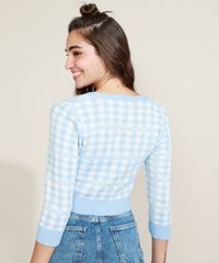 Cardigan-Feminino-em-Trico-Cropped-Estampado-Xadrez-Azul-Claro-9972541-Azul_Claro_2