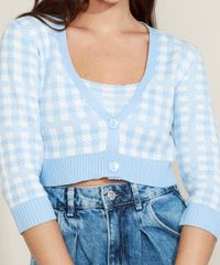 Cardigan-Feminino-em-Trico-Cropped-Estampado-Xadrez-Azul-Claro-9972541-Azul_Claro_4