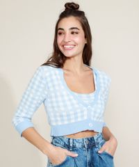 Cardigan-Feminino-em-Trico-Cropped-Estampado-Xadrez-Azul-Claro-9972541-Azul_Claro_6