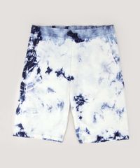 Bermuda-de-Moletom-Juvenil-Estampado-Tie-Dye-com-Bolsos-Azul-Marinho-9959787-Azul_Marinho_1