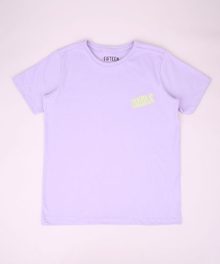 Camiseta-Juvenil--Smile--Manga-Curta-Gola-Careca-Lilas-9960452-Lilas_1 Camiseta-Juvenil--Smile--Manga-Curta-Gola-Careca-Lilas-9960452-Lilas_1