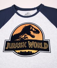 Camiseta-Juvenil-Raglan-Jurassic-World-Manga-Curta-Gola-Careca-Cinza-Mescla-Claro-9968440-Cinza_Mescla_Claro_2