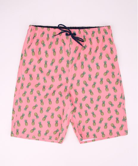 Bermuda-Surf-Juvenil-Estampada-de-Abacaxis-Coral-9962808-Coral_1