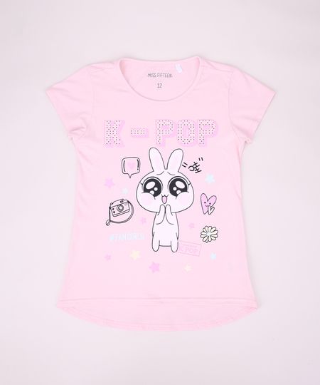 Blusa-Juvenil-K-Pop-Manga-Curta-Rosa-9954103-Rosa_1 Blusa-Juvenil-K-Pop-Manga-Curta-Rosa-9954103-Rosa_1