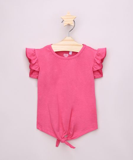 Blusa-Infantil-com-Babados-e-No-Manga-Curta-Decote-Redondo-Pink-9965629-Pink_1 Blusa-Infantil-com-Babados-e-No-Manga-Curta-Decote-Redondo-Pink-9965629-Pink_1