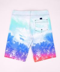 Bermuda-Surf-Juvenil-Estampada-de-Folhagens-Multicor-9962940-Multicor_2