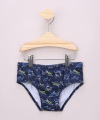Sunga-Infantil-Slip-Estampada-de-Tubaroes-com-Protecao-UV50--Azul-Marinho-9964877-Azul_Marinho_1