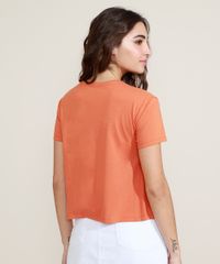 Blusa-Feminina-Basica-com-No-Manga-Curta-Decote-Redondo-Laranja-1-9883921-Laranja_1_2