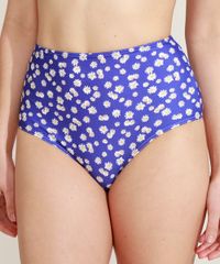 Biquini-Calcinha-Mindset-Hot-Pant-Estampado-de-Margaridas-com-Protecao-UV50--Azul-Marinho-9970986-Azul_Marinho_1