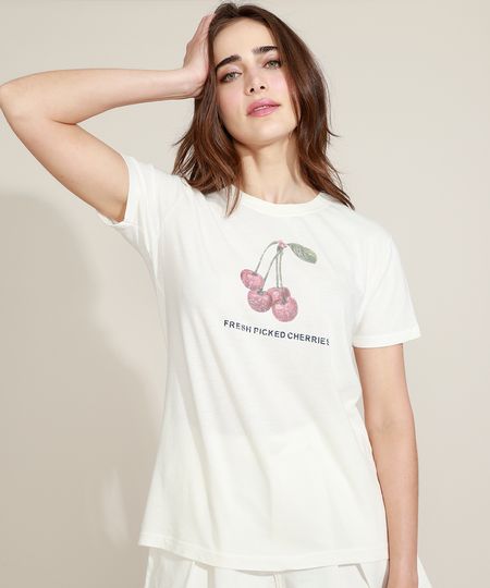 T-Shirt-Feminina-Mindset-Cerejas-Manga-Curta-Decote-Redondo-Off-White-9970777-Off_White_1 T-Shirt-Feminina-Mindset-Cerejas-Manga-Curta-Decote-Redondo-Off-White-9970777-Off_White_1