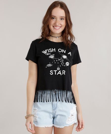 Blusa--Wish-On-A-Star--com-Franjas-Preta-8703174-Preto_1 Blusa--Wish-On-A-Star--com-Franjas-Preta-8703174-Preto_1