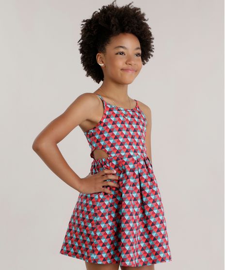Vestido-Estampado-Geometrico-com-Recortes-Vermelho-8652865-Vermelho_1