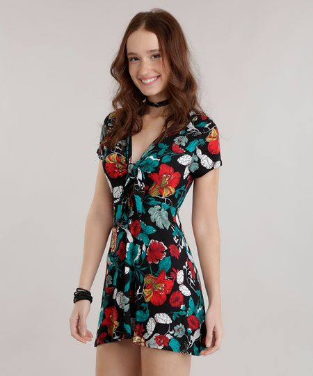 Vestido-Estampado-Floral-com-No-Preto-8713269-Preto_1 Vestido-Estampado-Floral-com-No-Preto-8713269-Preto_1
