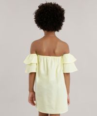 Vestido-Ombro-a-Ombro-com-Babados-Amarelo-Claro-8655897-Amarelo_Claro_2