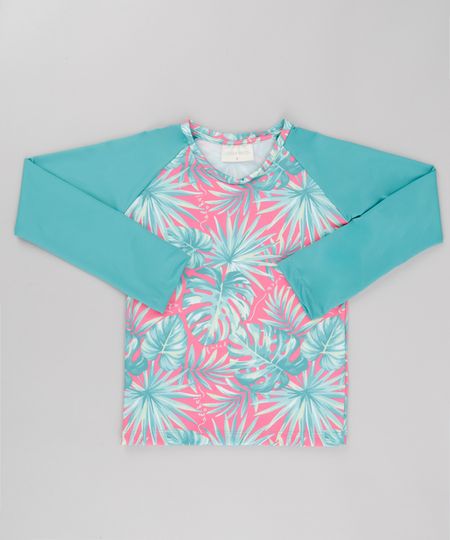 Blusa-Estampada-com-Protecao-UV-50-Verde-Agua-8721703-Verde_Agua_1
