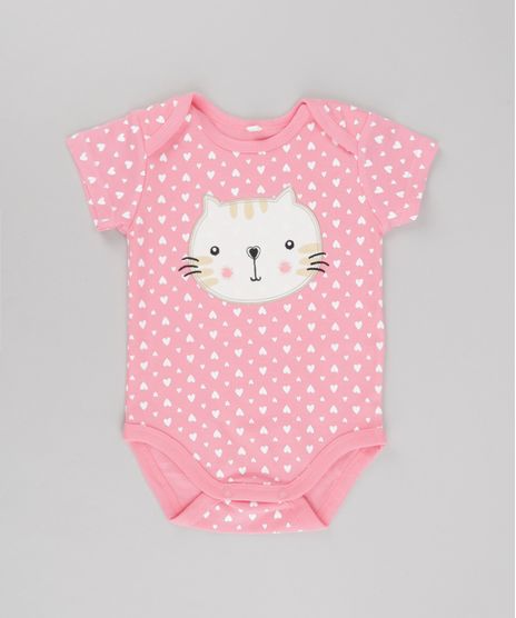 Body-Gato-Estampado-de-Coracoes-em-Algodao---Sustentavel-Rosa-8580371-Rosa_1
