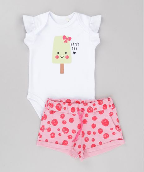 Conjunto-de-Body--Happy-Day--Branco---Short-Estampado-em-Moletom-Rosa-8688960-Rosa_1