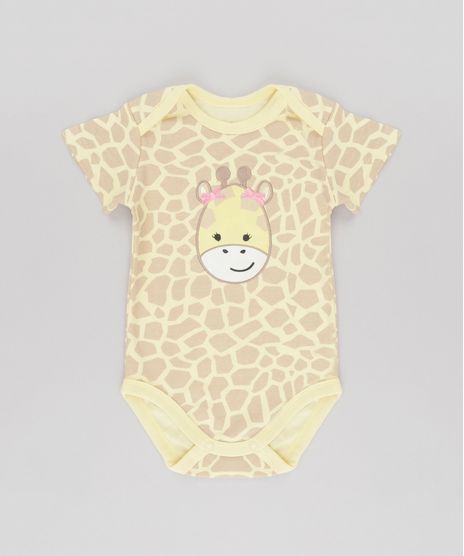 Body-Estampado-Girafa-em-Algodao---Sustentavel-Amarelo-Claro-8580378-Amarelo_Claro_1