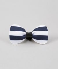 Bolsa-Saco-Listrada-Minnie---Elastico-de-Cabelo-com-Laco-Azul-Marinho-8374361-Azul_Marinho_3