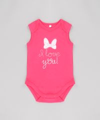 Body-Minnie-em-Algodao---Sustentavel-Rosa-Escuro-8583224-Rosa_Escuro_1