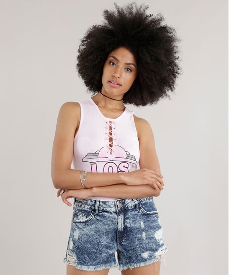 Body--Los-Angeles--com-Lace-Up-Rosa-Claro-8728960-Rosa_Claro_1