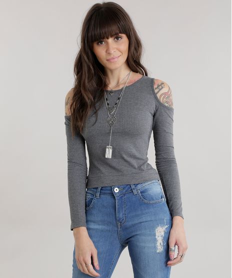 Blusa-Open-Shoulder-Canelada-Cinza-Mescla-Escuro-8727296-Cinza_Mescla_Escuro_1