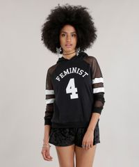 Blusao--Feminist-4--em-Moletom-com-Tela-Preto-8709014-Preto_1