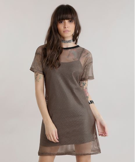 Vestido-em-Tela-Metalizado-Dourado-8726397-Dourado_1
