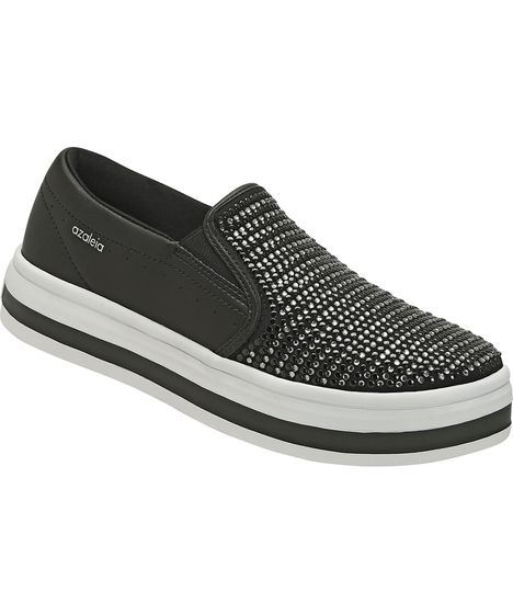 slip on azaleia branco
