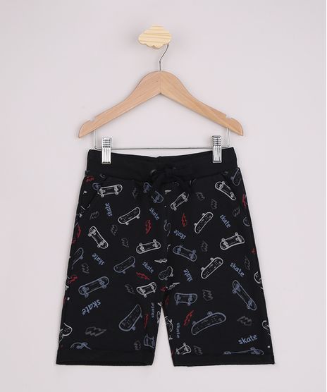 Bermuda-de-Moletom-Infantil-Estampada-Skate-Azul-Marinho-9945466-Azul_Marinho_1