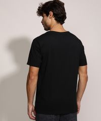 Camiseta-Masculina-Elite-Manga-Curta-Gola-V-Preta-9942107-Preto_4