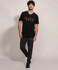 Camiseta-Masculina-Elite-Manga-Curta-Gola-V-Preta-9942107-Preto_5