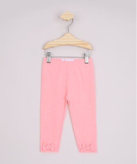 Calca-Legging-Infantil-Basica-Laco-e-Cos-com-Elastico-Rosa-Neon-9970650-Rosa_Neon_1