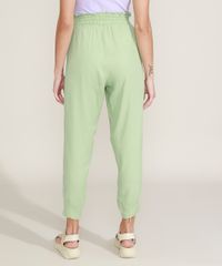 Calca-Feminina-Clochard-Cintura-Super-Alta-com-Faixa-para-Amarrar-Verde-Claro-9959745-Verde_Claro_2