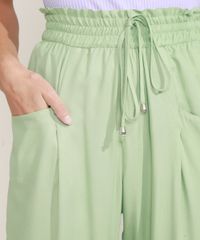 Calca-Feminina-Clochard-Cintura-Super-Alta-com-Faixa-para-Amarrar-Verde-Claro-9959745-Verde_Claro_4