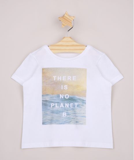 Camiseta-Infantil-Ciclos-Tal-Pai-Tal-Filho--There-Is-No-Planet--Manga-Curta-com-Certificacao-C2C™-Branca-9961742-Branco_1