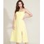 Vestido-Feminino-Mindset-Midi-Estampado-Xadrez-Vichy-com-Fenda-Alca-Media-Amarelo-9970607-Amarelo_1