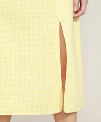 Vestido-Feminino-Mindset-Midi-Estampado-Xadrez-Vichy-com-Fenda-Alca-Media-Amarelo-9970607-Amarelo_5