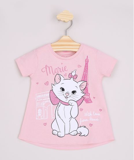 Blusa-Infantil-Ampla-Marie--With-Love-From-Paris--Manga-Curta-Rosa-9967464-Rosa_1