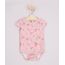 Body-Infantil-Texturizado-Estampado-Floral-com-Laco-Manga-Curta-Rosa-9967813-Rosa_1