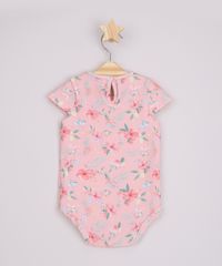Body-Infantil-Texturizado-Estampado-Floral-com-Laco-Manga-Curta-Rosa-9967813-Rosa_2