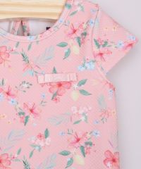 Body-Infantil-Texturizado-Estampado-Floral-com-Laco-Manga-Curta-Rosa-9967813-Rosa_3