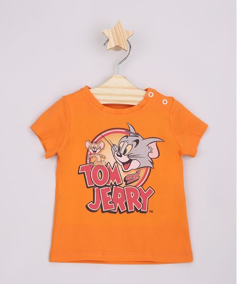 Camiseta-Infantil-Tom-e-Jerry-Manga-Curta-Laranja-9967919-Laranja_1