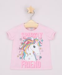Blusa-Infantil-Unicornio--Sparkly-Friend--Manga-Curta-Rosa-9969025-Rosa_1