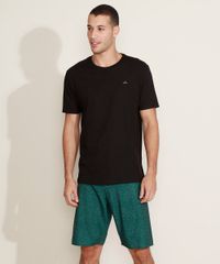 Camiseta-Masculina-Basica-com-Bordado-Manga-Curta-Gola-Careca-Preta-9964823-Preto_3