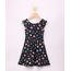 Vestido-Infantil-Texturizado-Estampado-Floral-com-Vazado-e-Babado-Alca-Larga-Preto-9952056-Preto_1