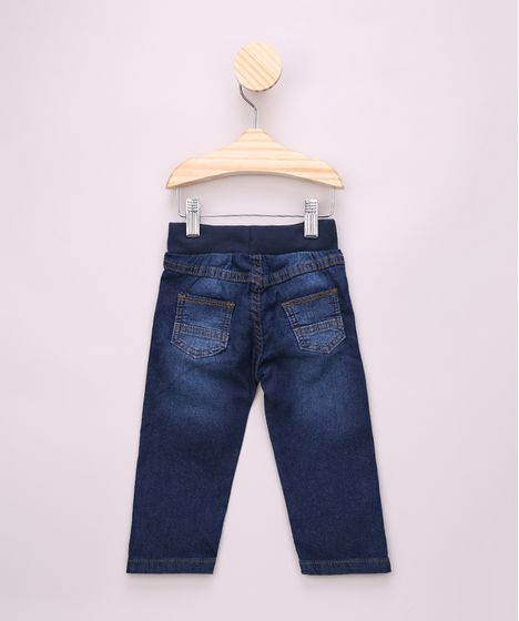 calça jeans moletom infantil
